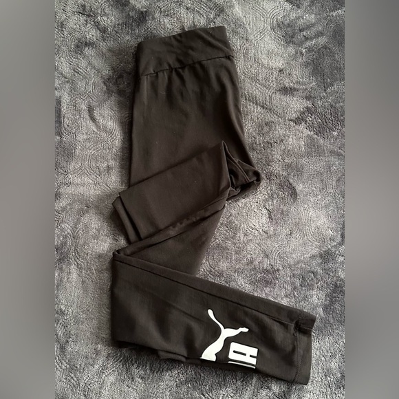 FREE 💟Women's Puma XS lightweight leggings black - Picture 1 of 12